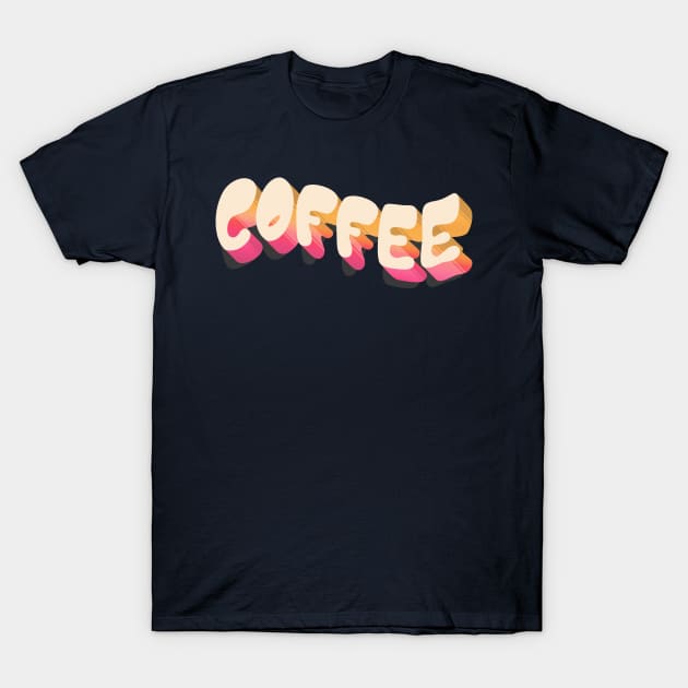 Wavy Coffee T-Shirt by PaletteDesigns